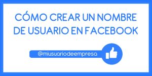 Cómo crear un nombre de usuario en Facebook
